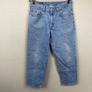 Vintage Levis 550 Relaxed Fit Jeans Rigid Denim Sz 34x29
